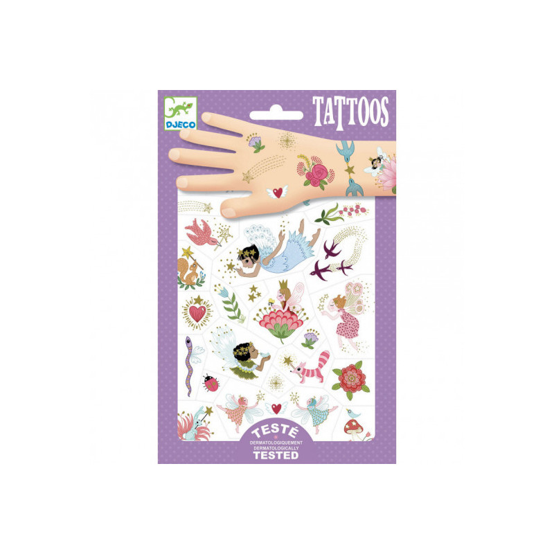 Djeco - Tattoo, Fairy friends