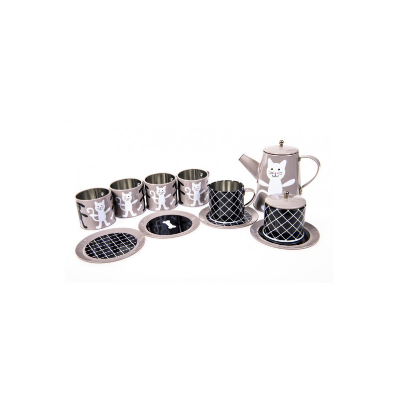Pellianni - Tin Tea Set Grey