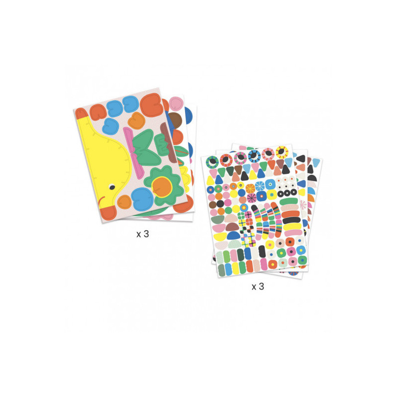 Djeco - Three 3D animals