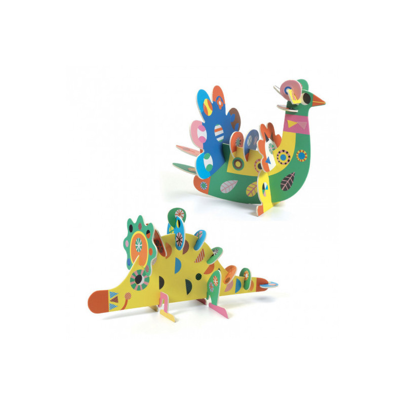 Djeco - Three 3D animals