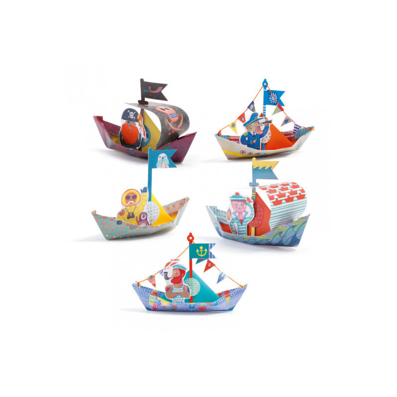 Djeco - Origami, Floating boats