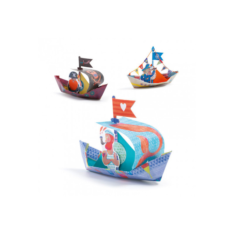 Djeco - Origami, Floating boats