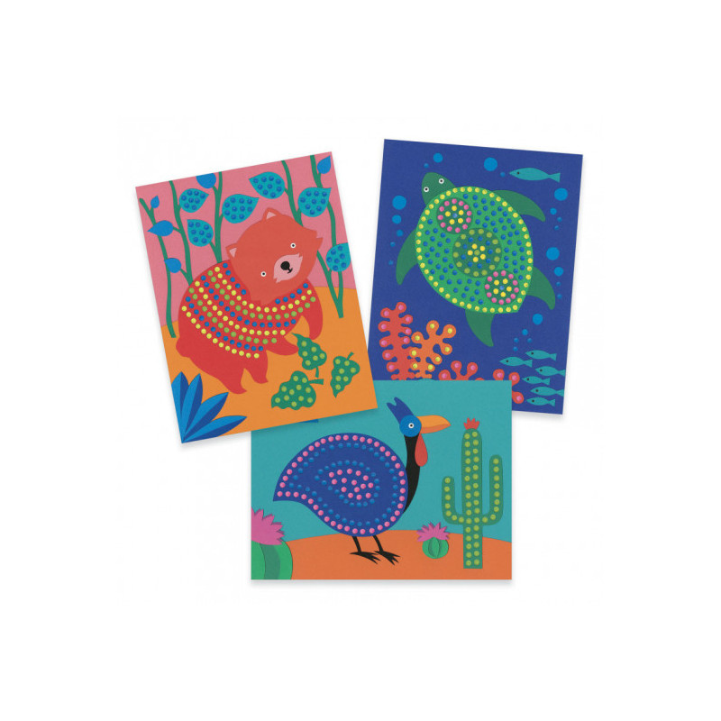 Djeco - Pointillism, stick painting