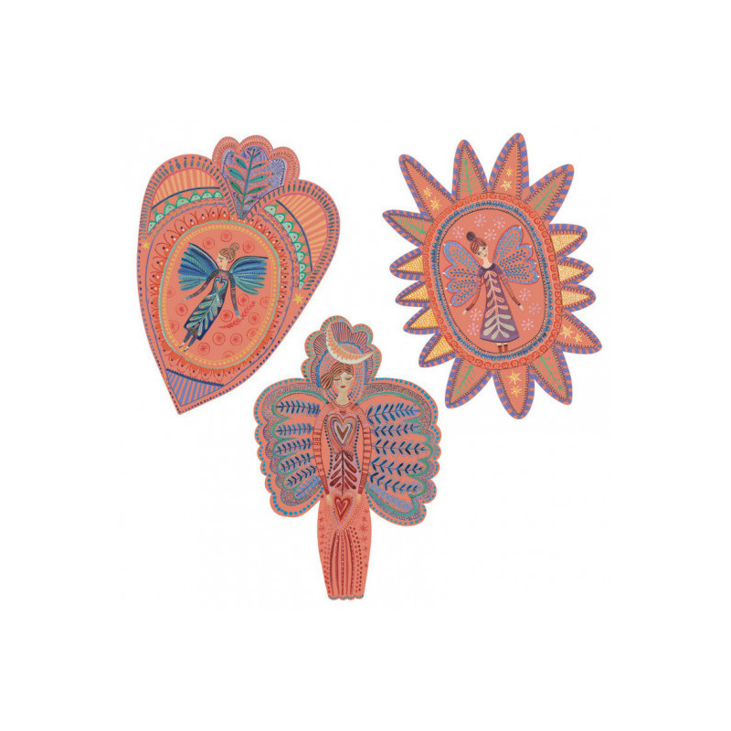 Djeco - Scratch Cards - Angels