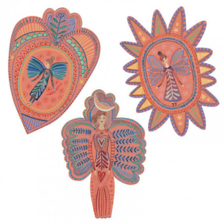 Djeco - Scratch Cards - Angels