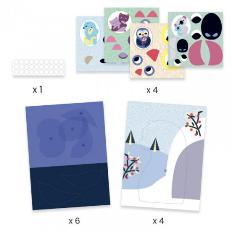 Djeco - Collage, Hugs