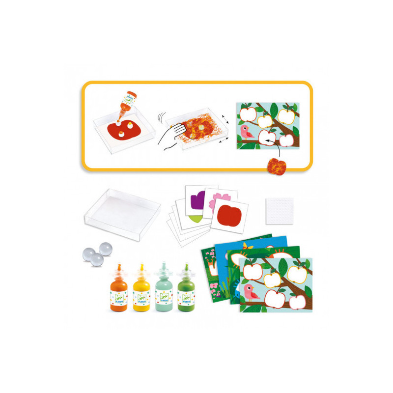 Djeco - Painting with marbles
