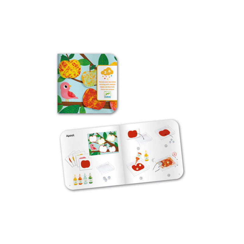 Djeco - Painting with marbles