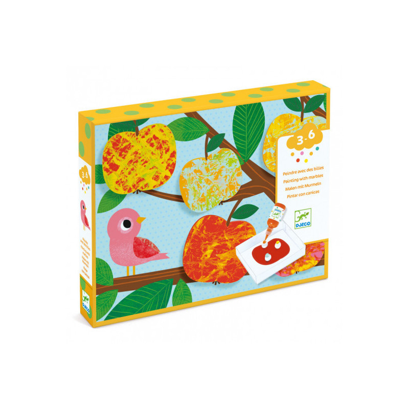 Djeco - Painting with marbles