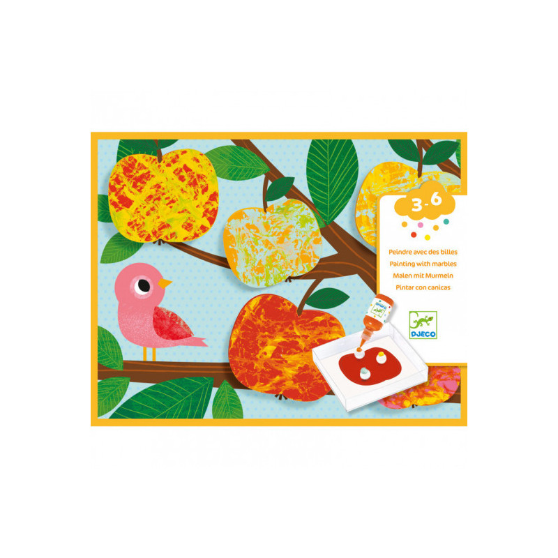 Djeco - Painting with marbles