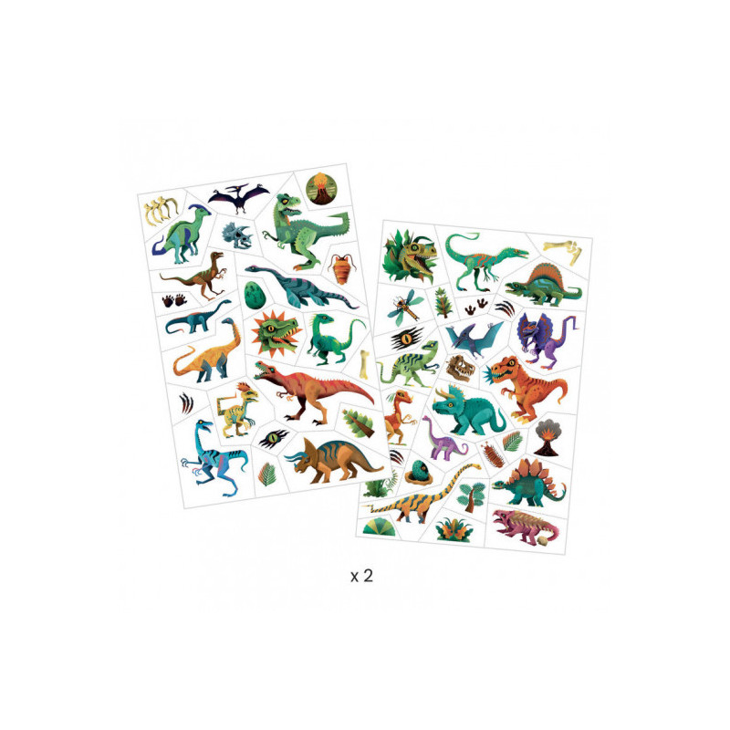 Djeco - Tattoo, Dino club