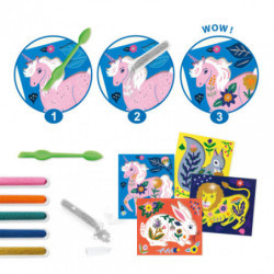 Djeco - Artistic Beads - Flowers and fur