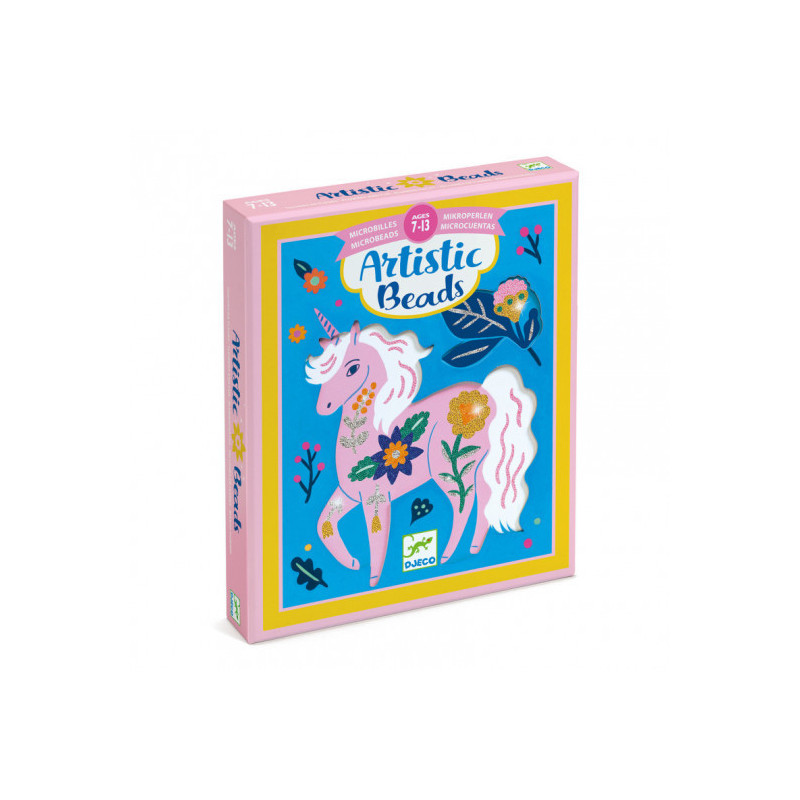 Djeco - Artistic Beads - Flowers and fur