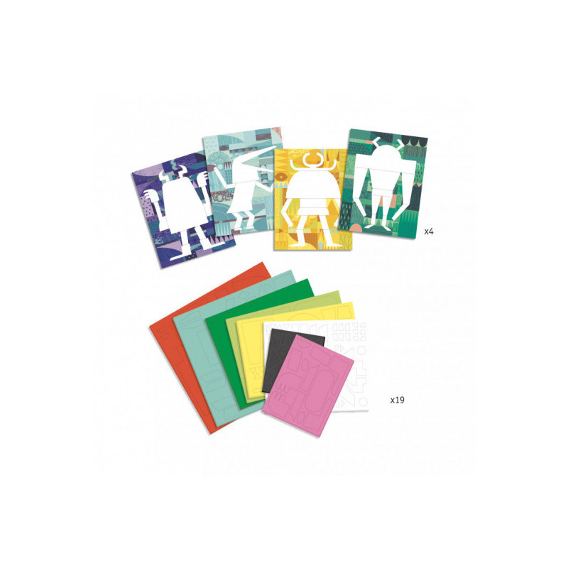 Djeco - Collage, Monster gallery