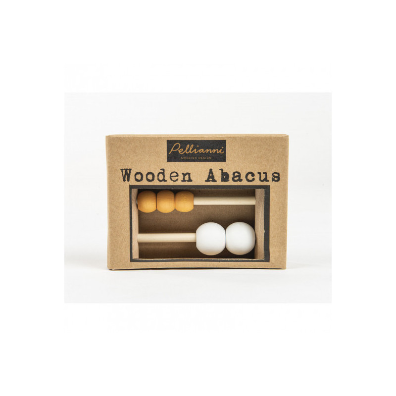 Pellianni - Wooden Abacus Mustard