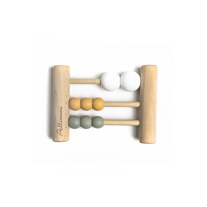 Pellianni - Wooden Abacus Mustard