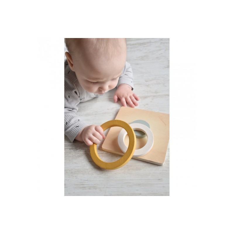 Pellianni - Round Puzzle Mustard
