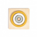 Pellianni - Round Puzzle Mustard