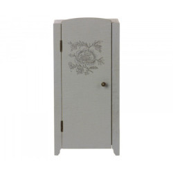 Maileg - Miniature closet, Grå/Mint