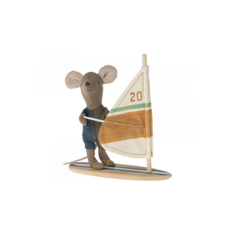 Maileg - Strandmöss, surfare lillebror