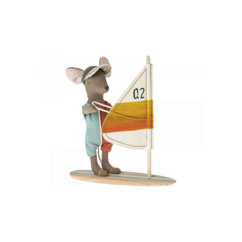 Maileg - Strandmöss, surfare storebror