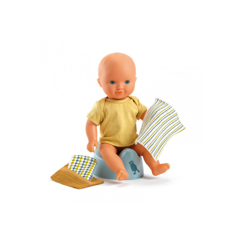 Djeco - Doll Potty & Wipes