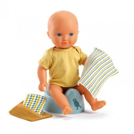 Djeco - Doll Potty & Wipes