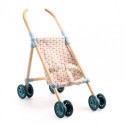 Djeco - Wooden Doll Stroller Little Cubes - 44 cm
