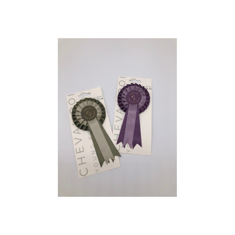 Cheval Roi - rosetter käpphäst, lila/grön