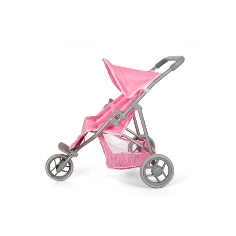 MAMAMEMO -  Jogger tvillingdockvagn, rosa