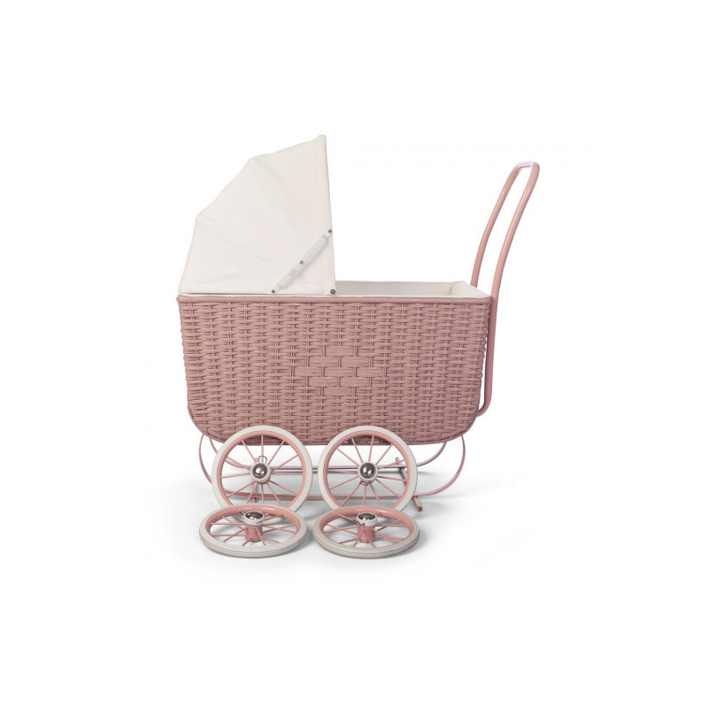 byAstrup - Lyxig vintage dockvagn, rose