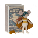 Maileg - Superhero lillebror mus i tändsticksask