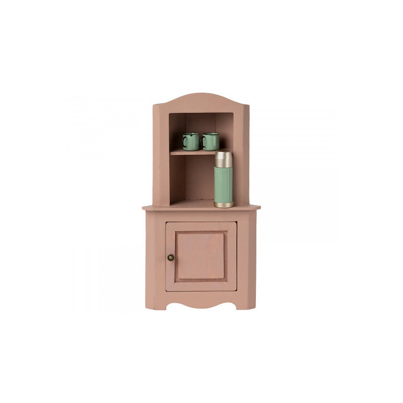 Maileg - Miniature corner cabinet, rose