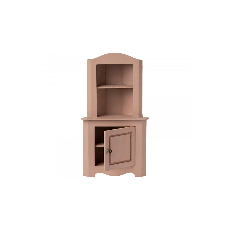 Maileg - Miniature corner cabinet, rose