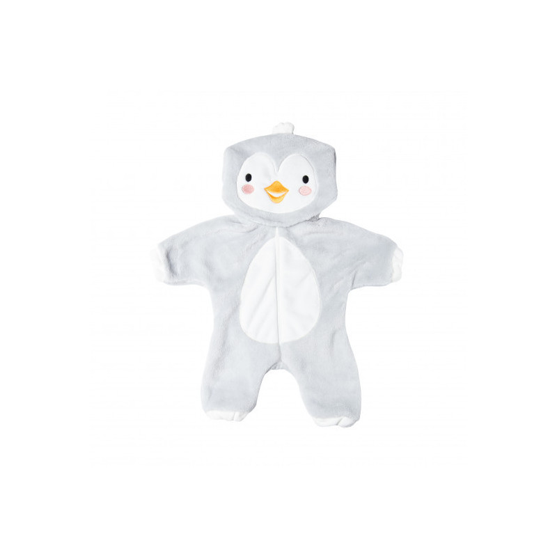 Heless - Onepiece till dockan, pingvin (28-35cm)