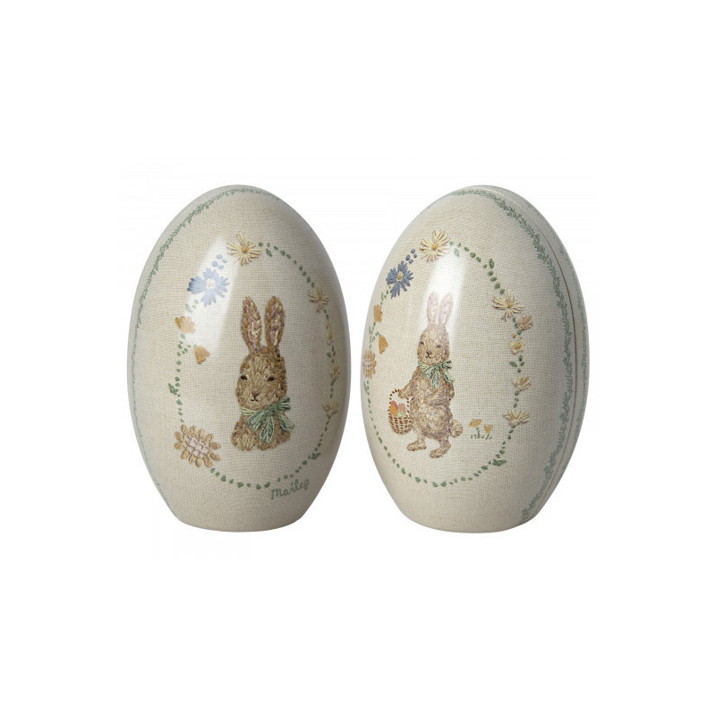 Maileg - Påskägg, 2 st turkos