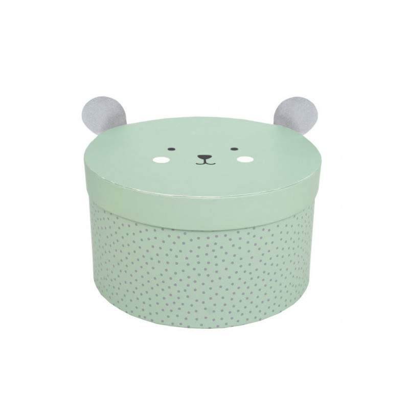 Jabadabado - 2-pack Förvaringsask Teddy, Blå