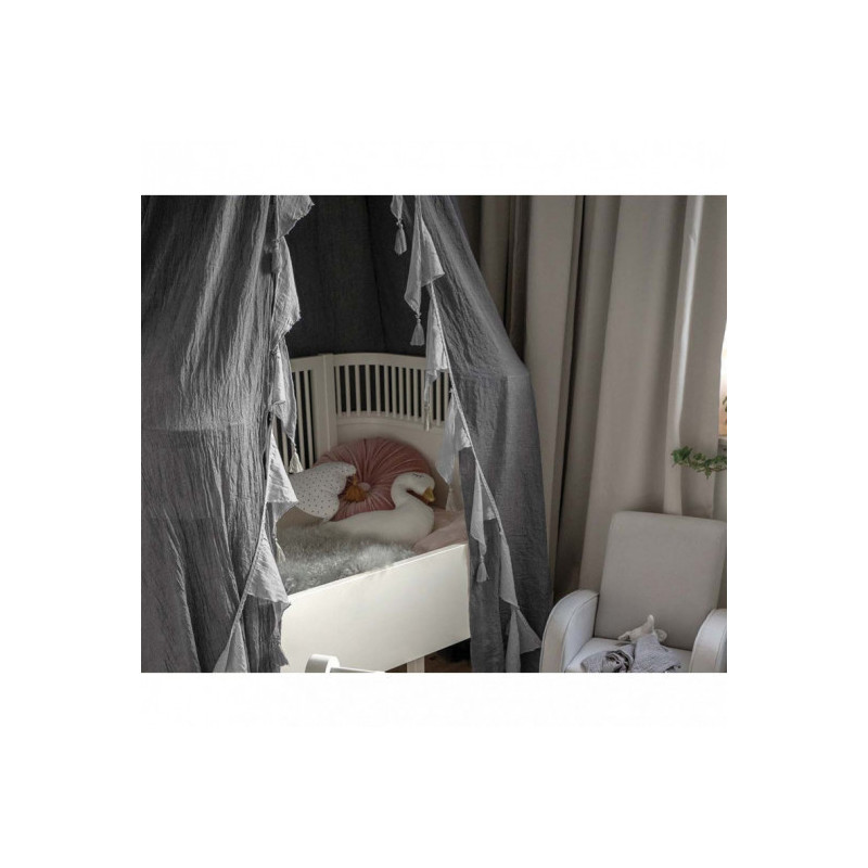 Jabadabado - Sänghimmel Mörkgrå