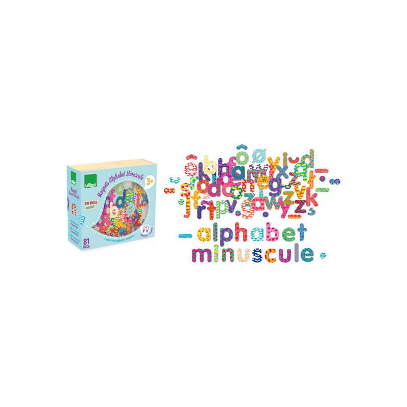 Vilac - Magnetiskt alfabet, små bokstäver