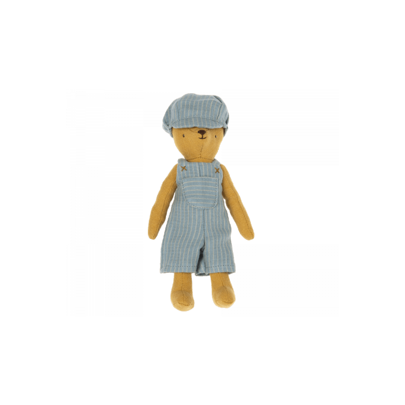 Maileg - Hängselbyxa och keps, Teddy Junior