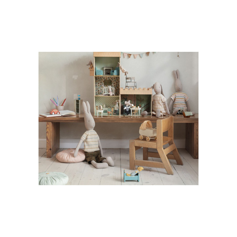 Maileg - Rabbit size 5 , Stickad tröja och shorts