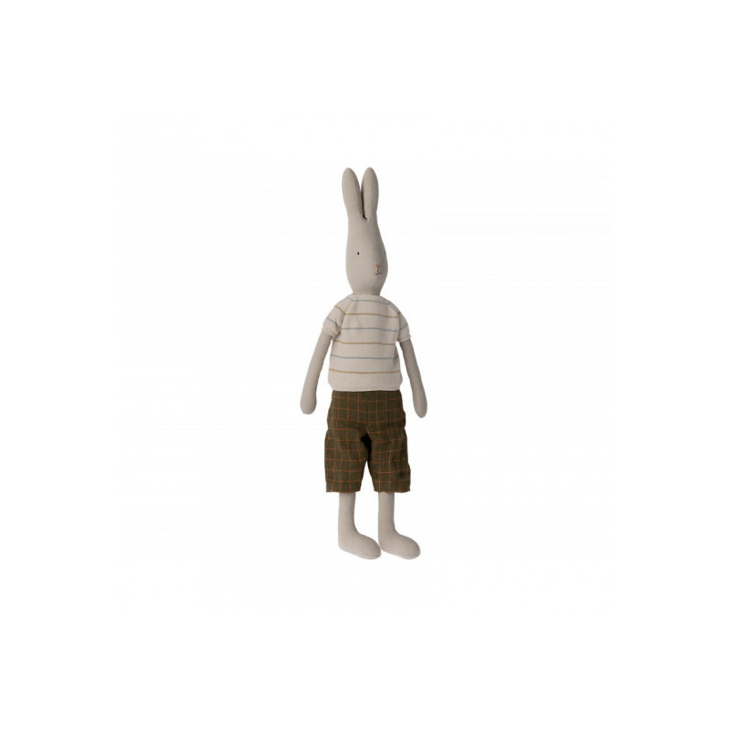 Maileg - Rabbit size 5 , Stickad tröja och shorts