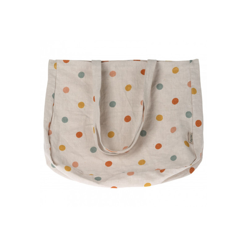 Maileg - Tygväska, Multi dots Small