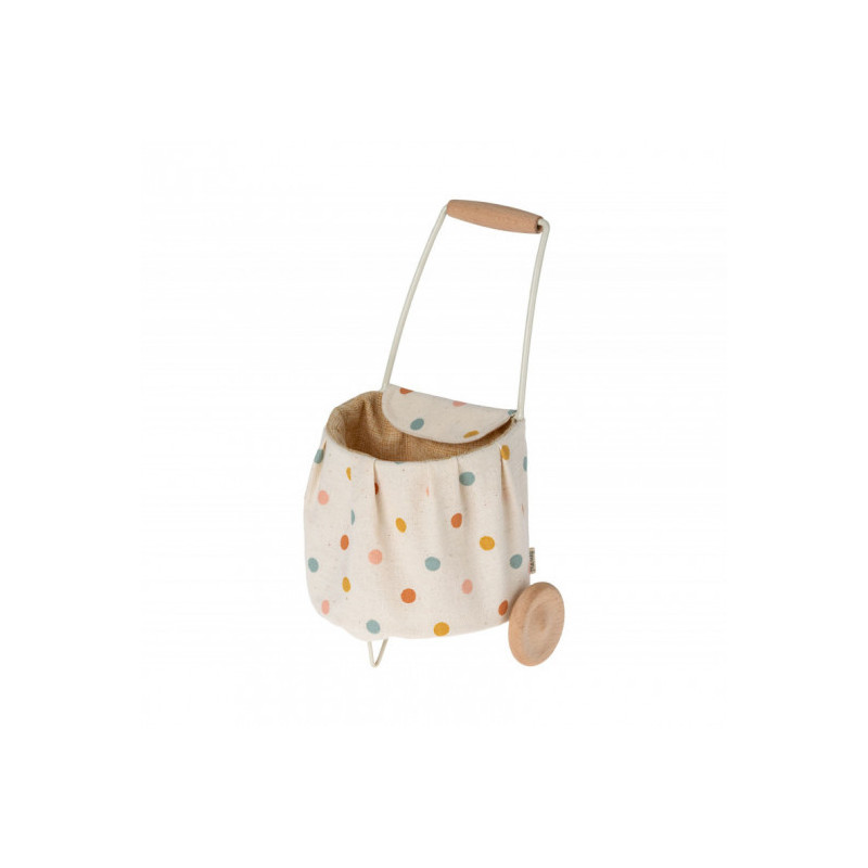 Maileg - Trolley Mini, Multi dots