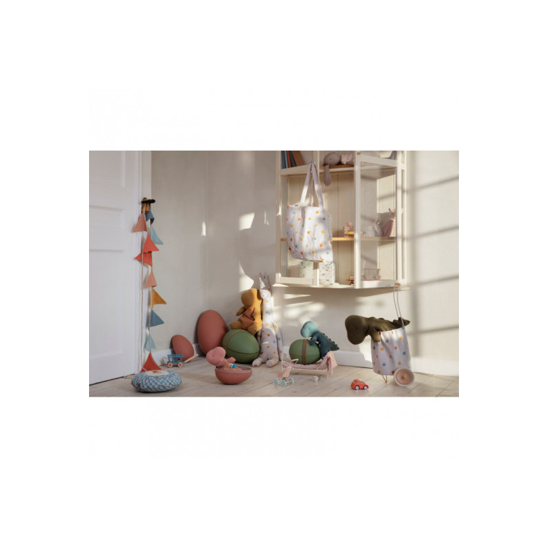 Maileg - Tygväska, Multi dots Large