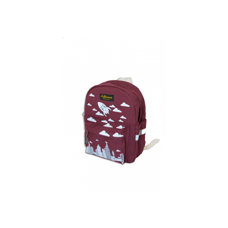 Pellianni - City ryggsäck, röd