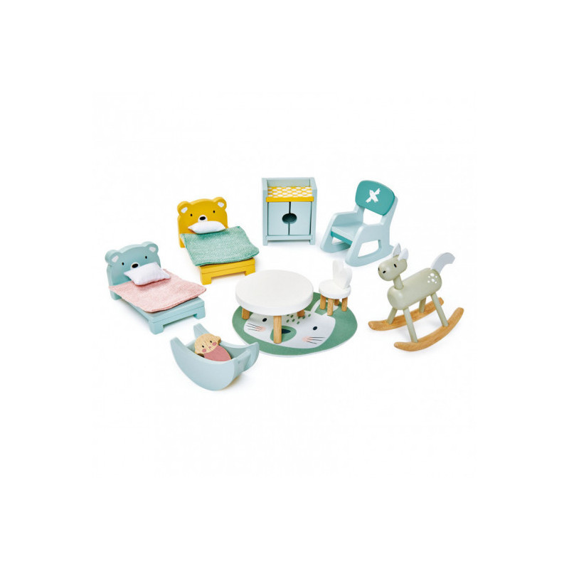 Tender leaf toys - Dockhusmöbler `Barnrum´