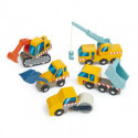 Tender Leaf Toys - Arbetsfordon 5 st