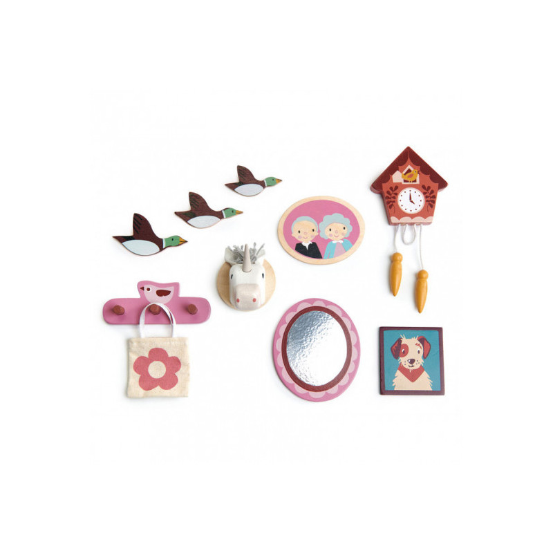 Tender Leaf Toys -  Väggdekorationer dockhus