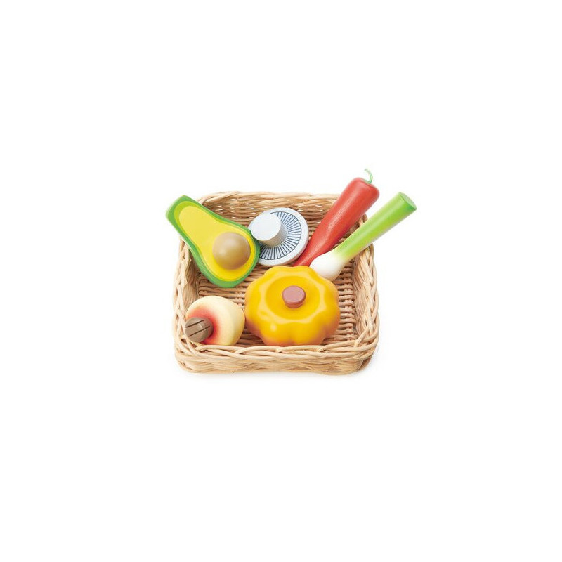 Tender leaf toys - Korg med Grönsaker